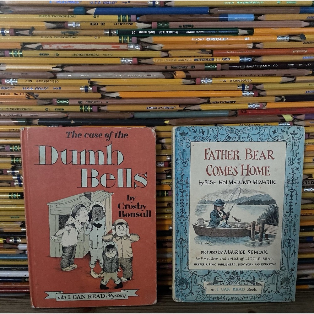 VTG Lot Of 2‎ I Can Read The Case Of The Dumbbells & Father Bear Comes Home